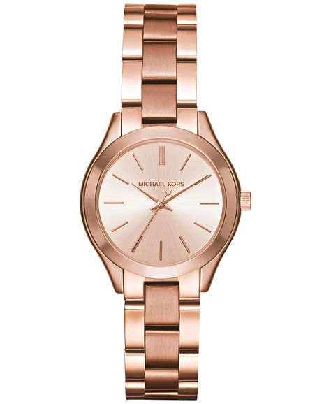 ebay michael kors slim runway rose|Michael Kors Slim Runway Wristwatches for sale .